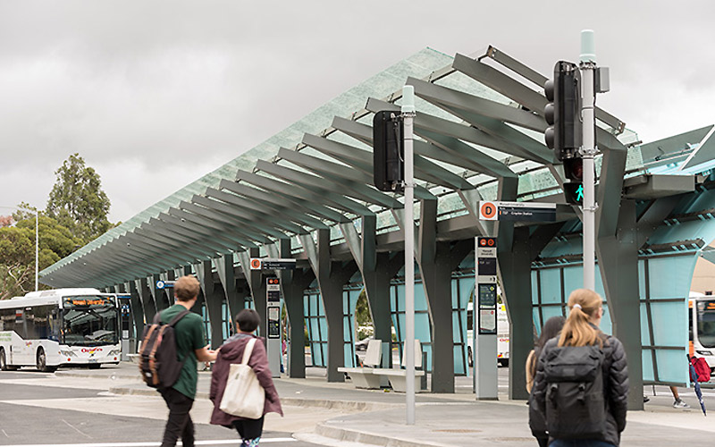 Ausvic project - Monash bus terminal